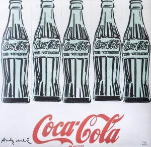 poz. 23. Andy Warhol, Five Coke Bottles SPRZEDANE